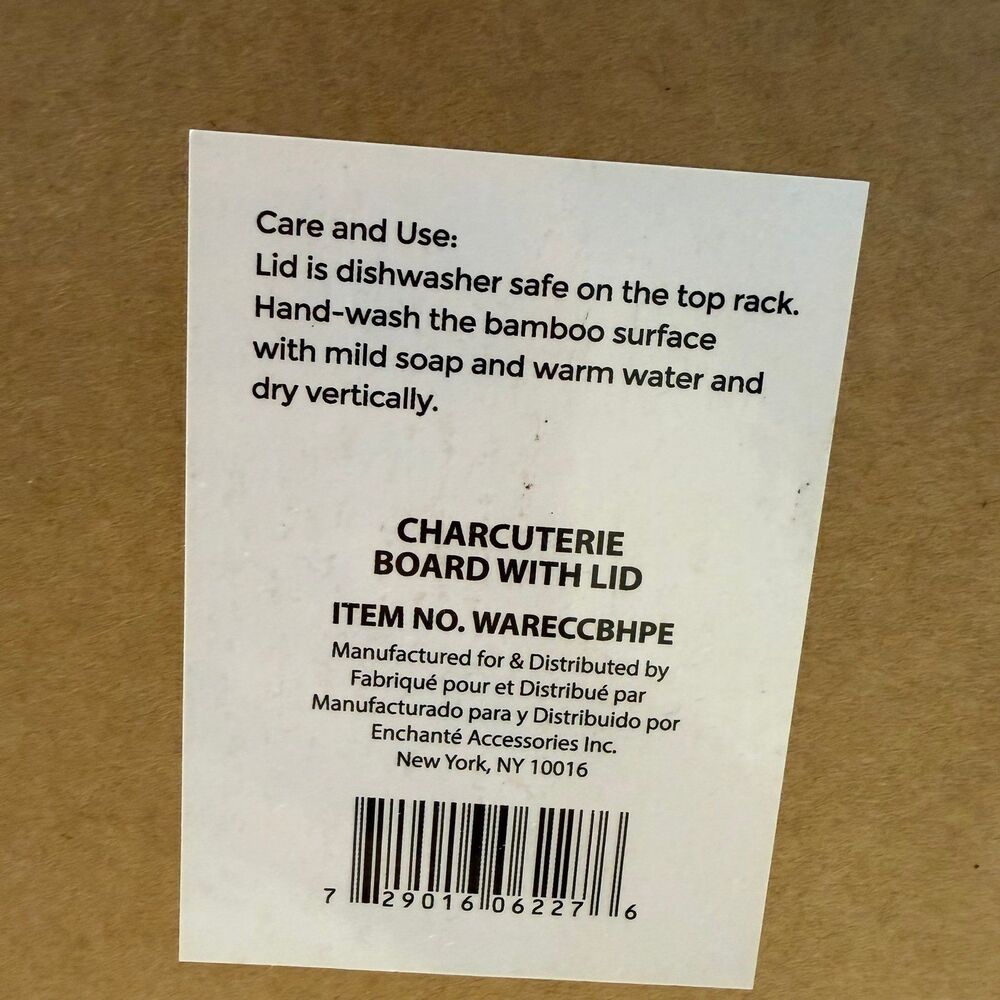 CWC rectangle charcuterie with lid, NIB - Picture 4 of 4